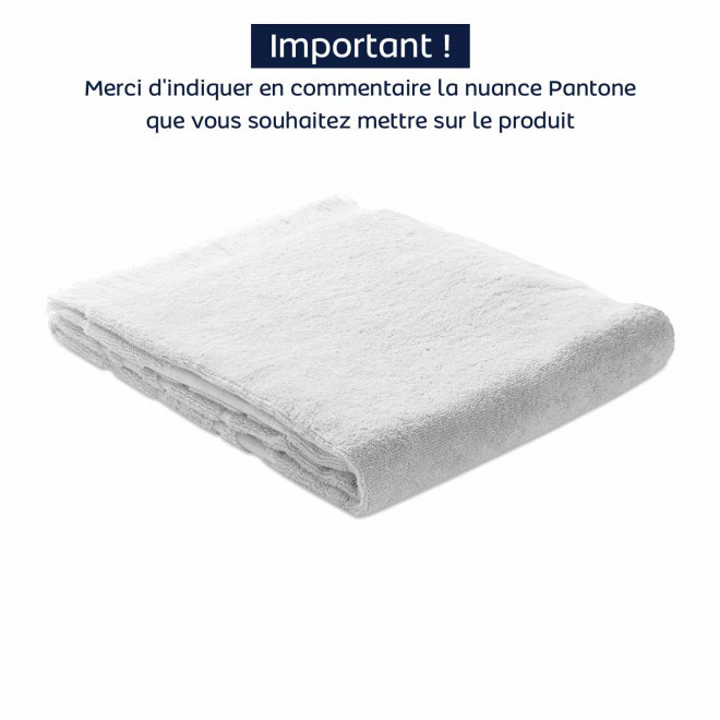 FOUTA PERSONNALISABLE 100x180 CM 'HORTENZIA' - pantone