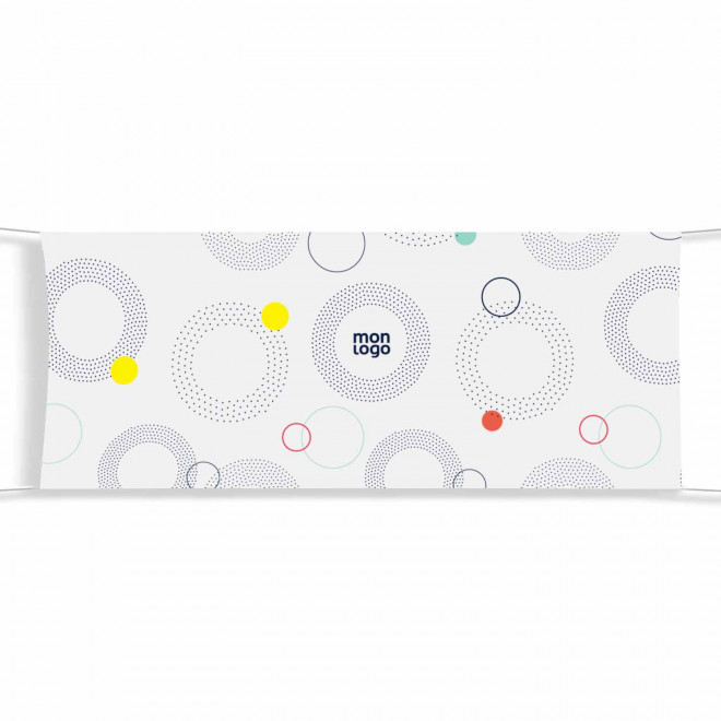 BÂCHE EN PVC PERSONNALISABLE 'REKLAM' - blanc 200x80 cm