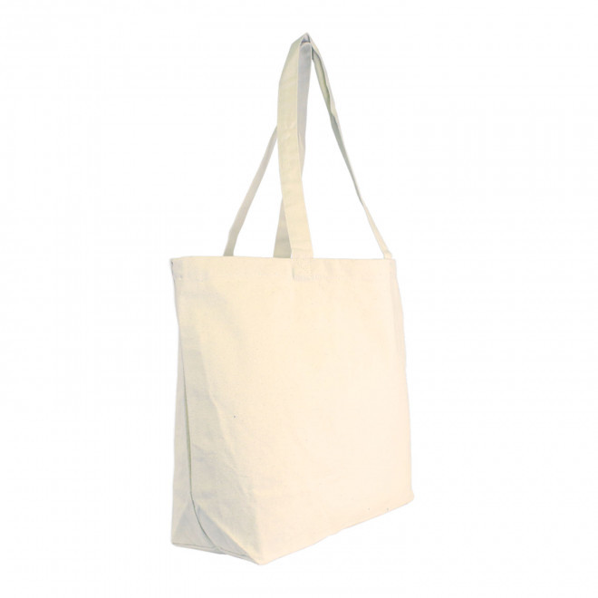 SAC CABAS PERSONNALISABLE EN COTON 'PURAMI' - écru