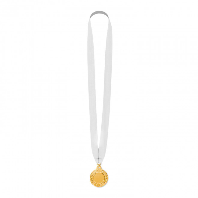 MEDAILLE PERSONNALISABLE EN FER BOMBEE 50 MM 'WIN RPET' - imitation or