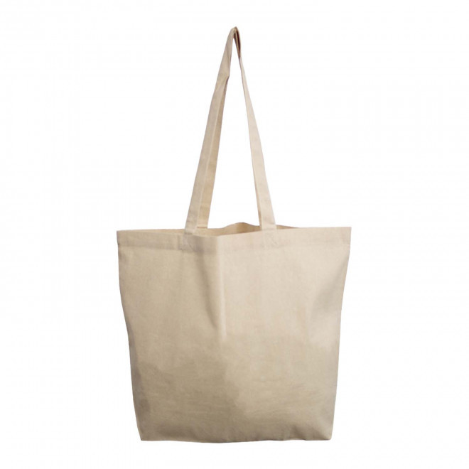 SAC CABAS PERSONNALISABLE EN COTON RECYCLE 'CABSOLA' - naturel