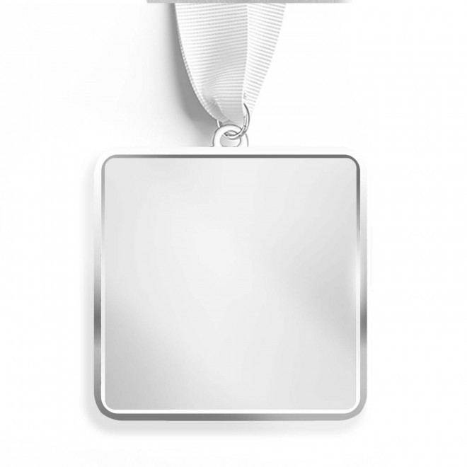 MEDAILLE COLOREE SUR-MESURE 'WIN CUSTOM COLOR RPET' - carré