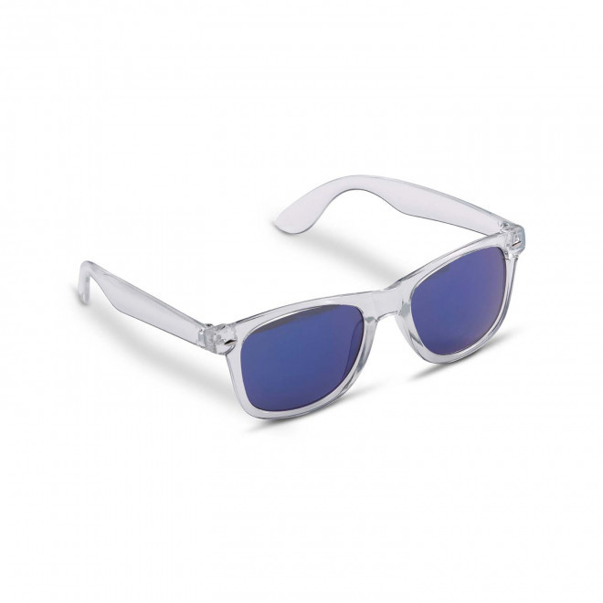 LUNETTES DE SOLEIL TRANSPARENTES PERSONNALISABLE 'COOLPER' - bleu transparent