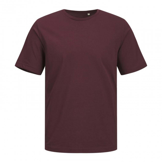 TEE-SHIRT MIXTE PERSONNALISABLE 'JACKTO' - bordeaux