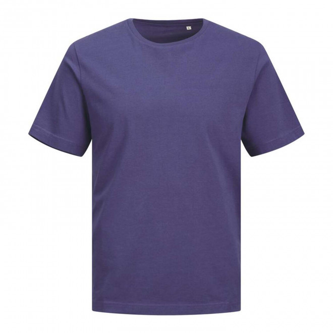 TEE-SHIRT MIXTE PERSONNALISABLE 'JACKTO' - violet