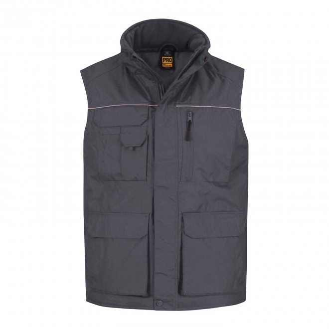 BODYWARMER TRAVAIL PERSONNALISABLE 'EXPERT PRO' - gris foncé