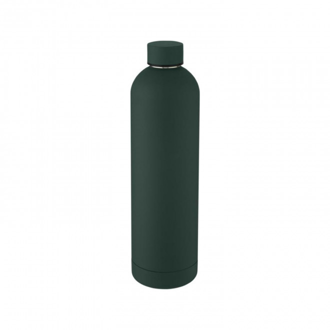 BOUTEILLE ISOTHERME 1L PERSONNALISABLE 'SPAZIO' - vert
