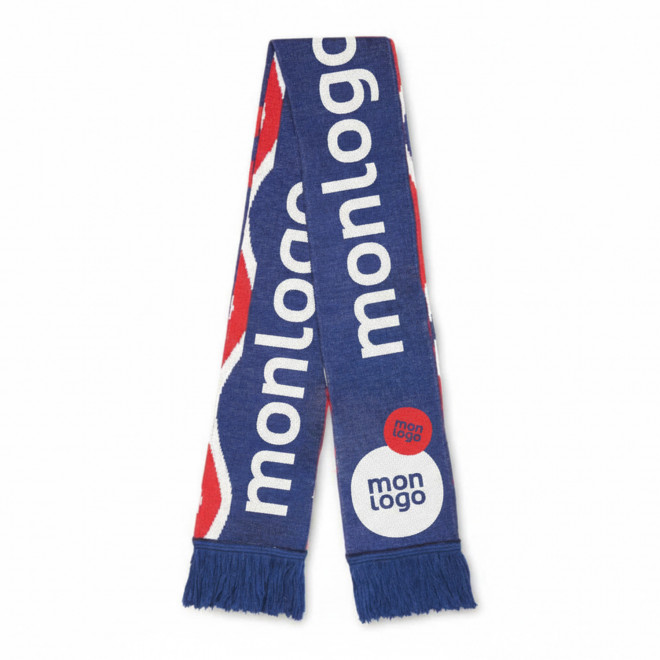 ECHARPE TISSEE JACQUARD PERSONNALISABLE 'STADIUM BRODE' - Mix and Match