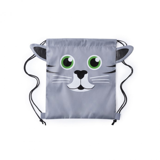 SAC À DOS PUBLICITAIRE ENFANT AUX MOTIFS ANIMAUX 'YOUPI' - chat