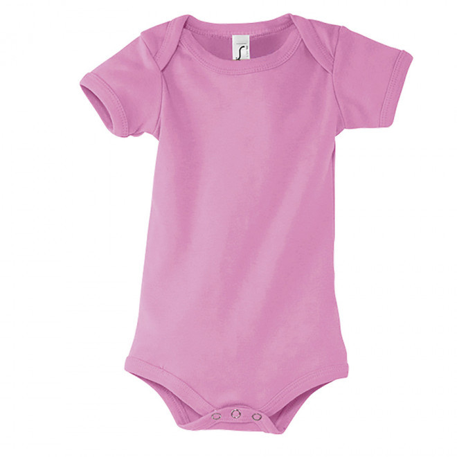 BODY BÉBÉ PERSONNALISÉ 'BAMBINO' 180 GR/M² - rose