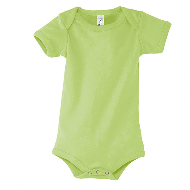 BODY BÉBÉ PERSONNALISÉ 'BAMBINO' 180 GR/M² - vert