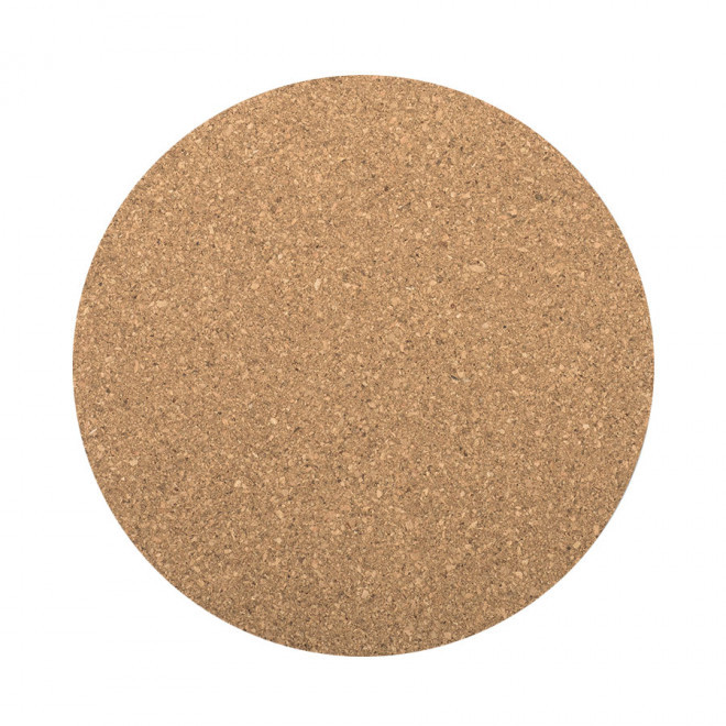 DESSOUS DE VERRE PERSONNALISABLE EN LIÈGE 'CLANE' - rond