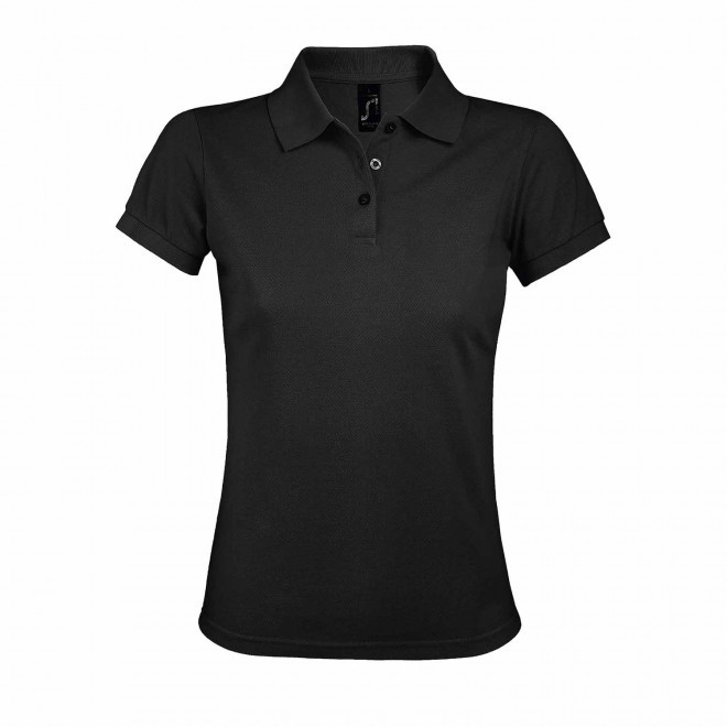 POLO PERSONNALISABLE FEMME 'PRIME' - gris foncé