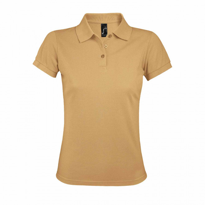 POLO PERSONNALISABLE FEMME 'PRIME' - sable