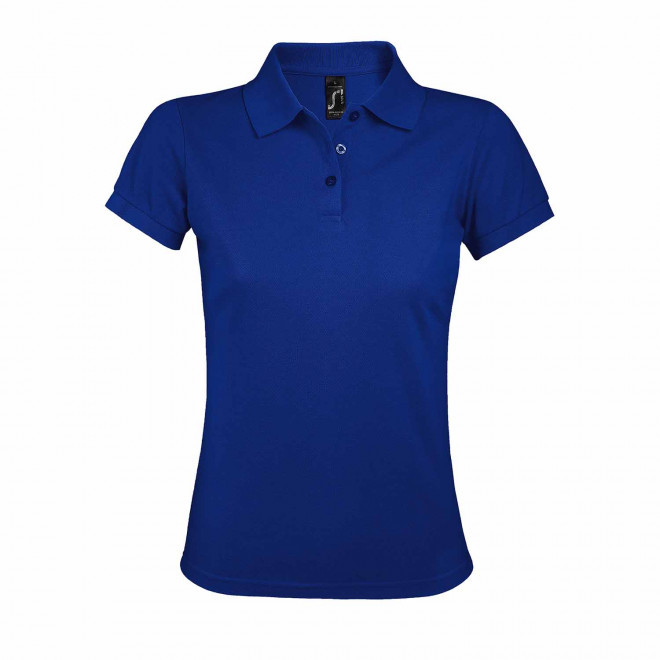 POLO PERSONNALISABLE FEMME 'PRIME' - bleu royal