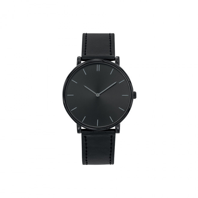 MONTRE MIXTE PERSONNALISABLE 'SOFYA' - noir/noir