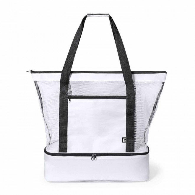 CABAS GLACIERE PERSONNALISABLE ISOTHERME 'PILO' - blanc