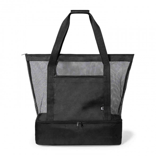 CABAS GLACIERE PERSONNALISABLE ISOTHERME 'PILO' - noir