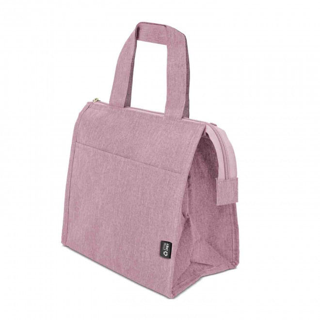 SAC ISOTHERME PERSONNALISABLE RPET 'PAKLO' - rose