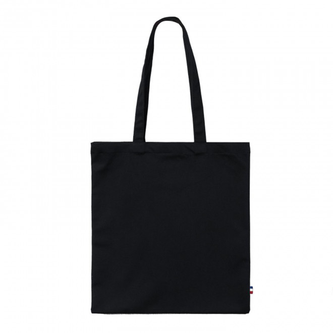 SAC SHOPPING PERSONNALISABLE MIF RECYCLE 'MAXENCE COULEUR' - noir