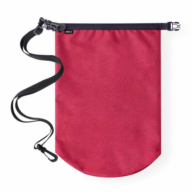 SAC A DOS PERSONNALISABLE ETANCHE 10L 'TARRA RPET' - rouge