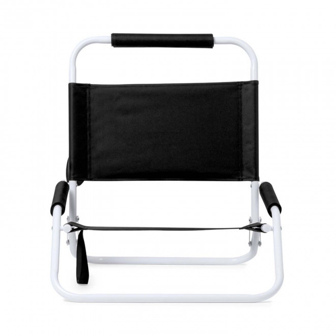 CHAISE DE PLAGE PERSONNALISABLE 'BRONZI' - noir