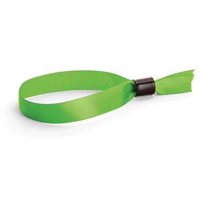 BRACELET EN SATIN PUBLICITAIRE  'ANIMÉ' - vert