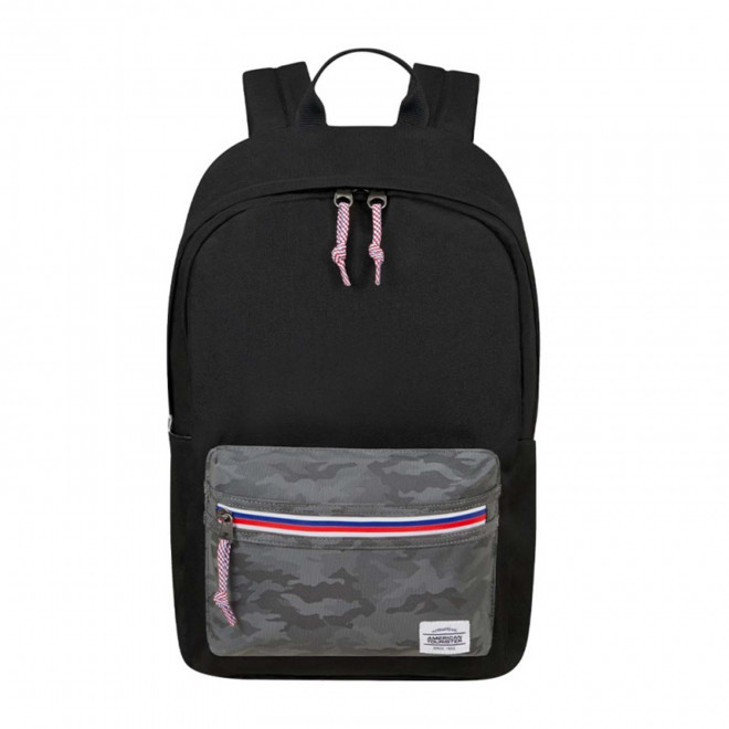 SAC PERSONNALISABLE 19.5 L AMERICAN TOURISTER 'UPBEAT' - noir/gris