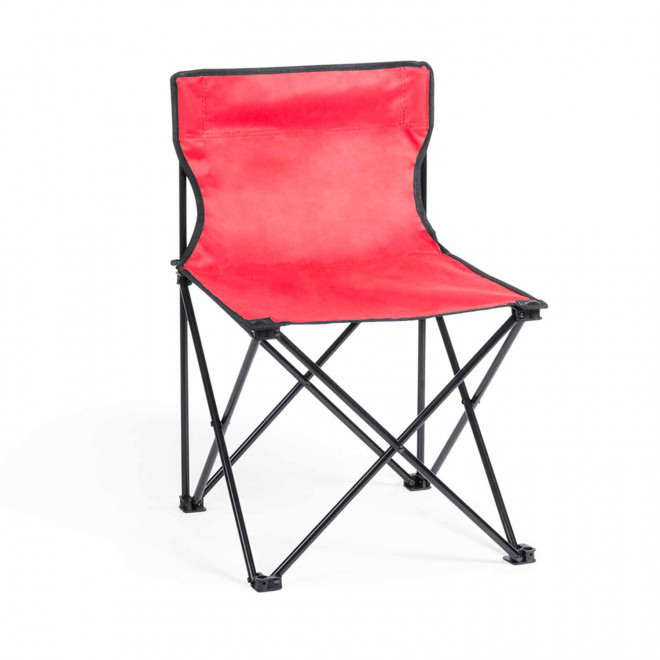 CHAISE PLIANTE PERSONNALISABLE 'BONAT' - rouge
