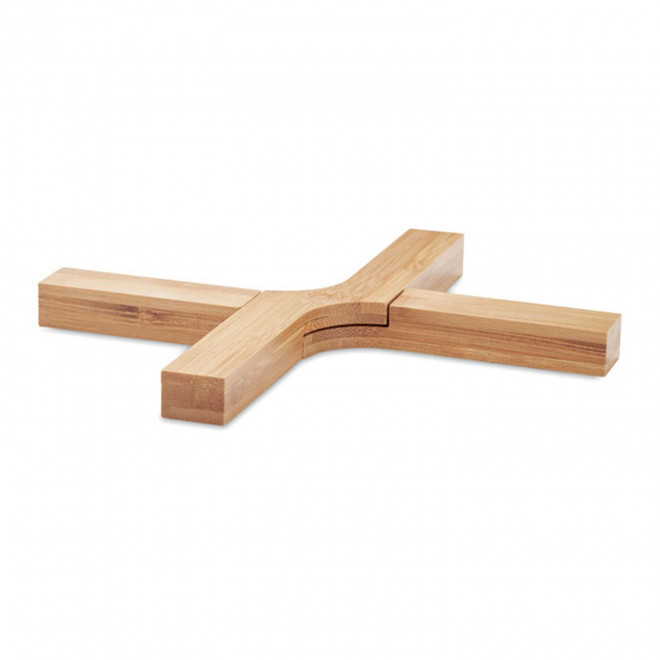 DESSOUS PLAT PERSONNALISABLE PLIANT BAMBOU 'XULA' - bois