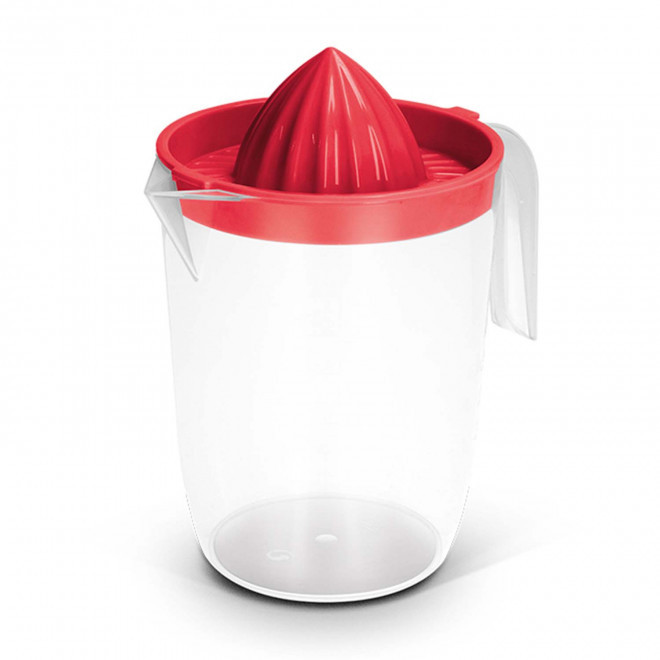 PICHET 1L PERSONNALISABLE AVEC PRESSE-AGRUMES 'AGRUMI' - rose