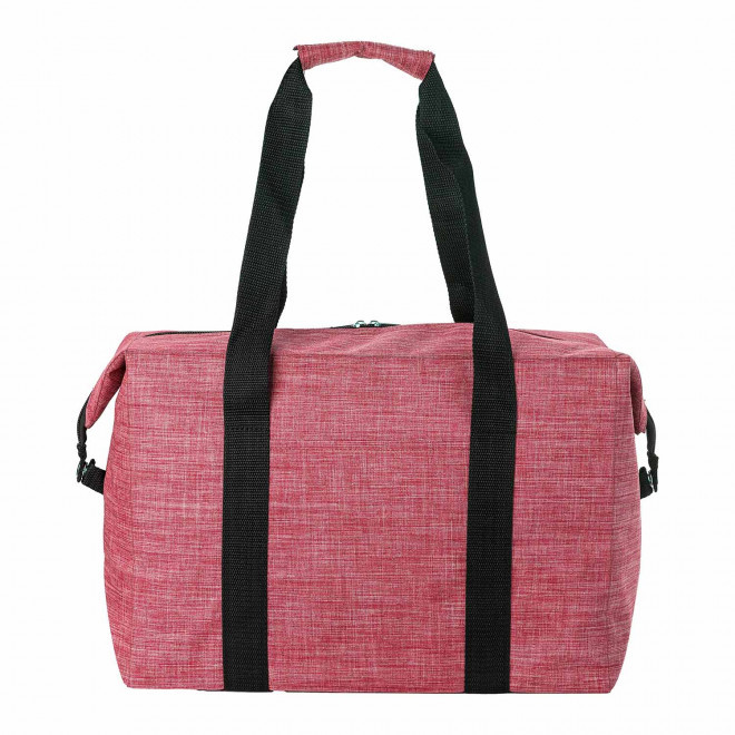 SAC ISOTHERME PERSONNALISABLE AVEC FERMETURE VELCRO 'LAGA' - rouge