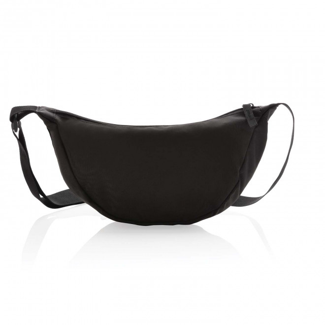 SAC BANANE PERSONNALISABLE EN RPET 'HARDINE' - noir