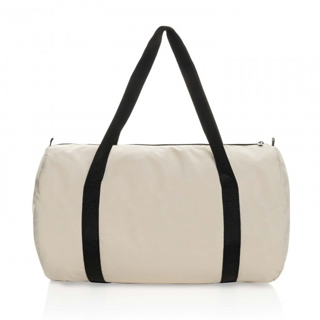SAC POLOCHON PERSONNALISABLE PLIABLE RPET 'HARDINE SPORT' - blanc cassé