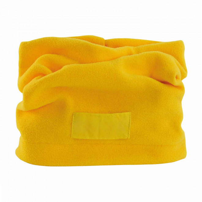 BANDEAU CHAUFFE-COU POLAIRE PERSONNALISÉ 'SUOMI' 100 GR/M² - jaune
