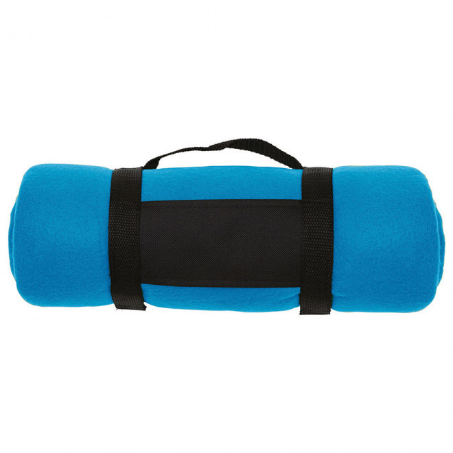 PLAID POLAIRE PUBLICITAIRE 'ODENSE' 180 GR/M² - bleu clair