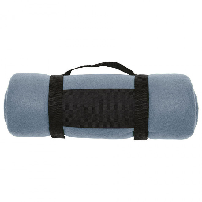 PLAID POLAIRE PUBLICITAIRE 'ODENSE' 180 GR/M² - gris