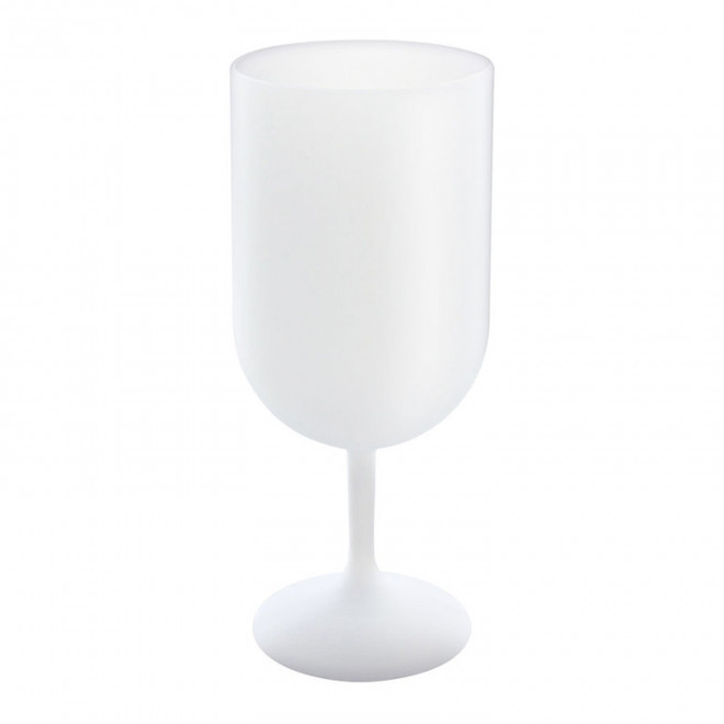 RAPIDE 4J - VERRE À VIN RÉUTILISABLE PERSONNALISABLE 'CUP VIN 18 CL' FABRICATION FRANÇAISE - blanc opaque