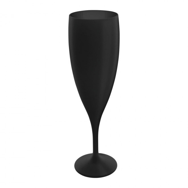 RAPIDE 4J - FLÛTE À CHAMPAGNE PERSONNALISÉE EN TRITAN® 'CUP CHAMPAGNE 14 CL' FABRICATION FRANÇAISE - noir opaque