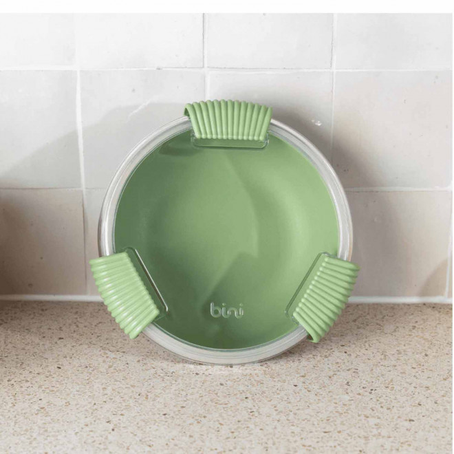 LUNCH BOX PERSONNALISABLE 950 ML MIF 'BINIBOX' - vert olive