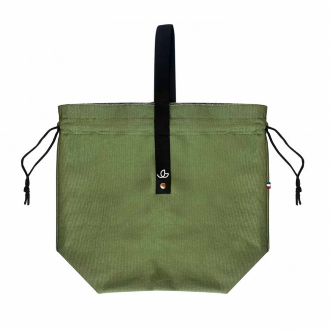SAC COTON PERSONNALISABLE DEJEUNER MIF 150 GR/M² 'MAEL' - vert