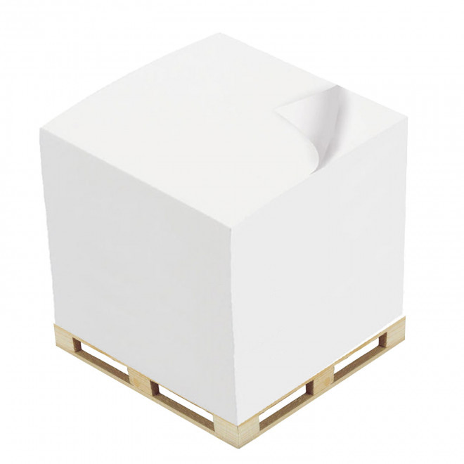 CUBE PAPIER PERSONNALISABLE 'GRAND STRANA PALETTE' - blanc