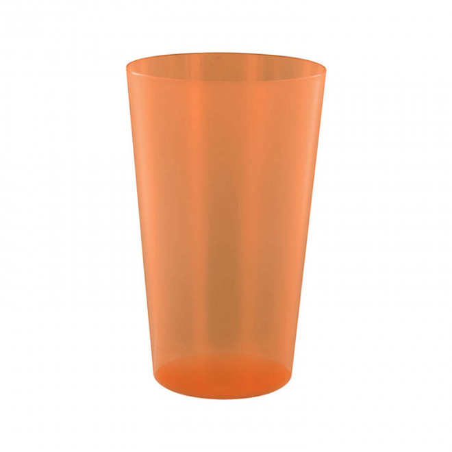 RAPIDE 4J - GOBELET MIF RÉUTILISABLE PERSONNALISÉ 30 CL 'CUPY' - orange transparent
