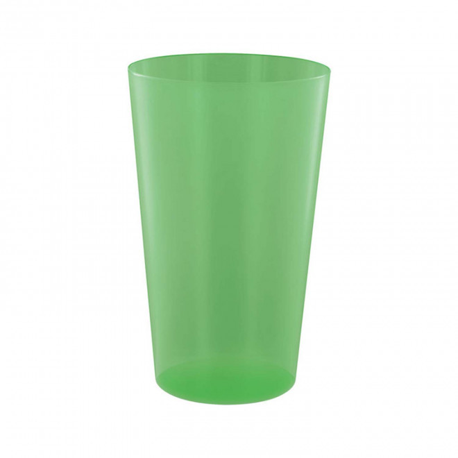 RAPIDE 4J - GOBELET MIF RÉUTILISABLE PERSONNALISÉ 30 CL 'CUPY' - vert transparent