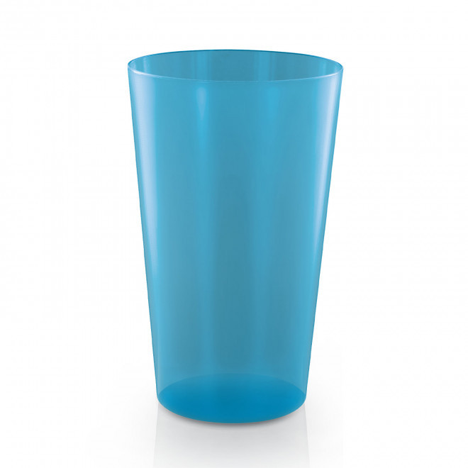 RAPIDE 4J - GOBELET MIF RÉUTILISABLE PERSONNALISÉ 60 CL 'CUPY' - bleu transparent