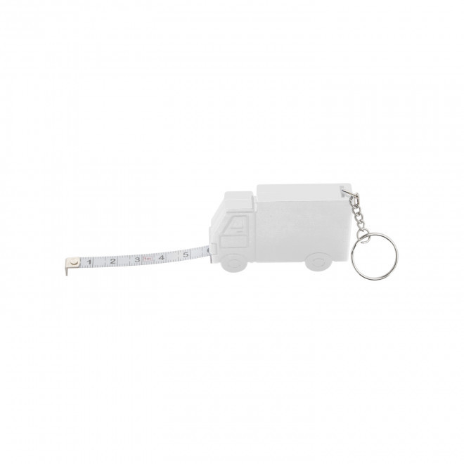 METRE PORTE-CLE PERSONNALISABLE 'DANO CAMION' - blanc