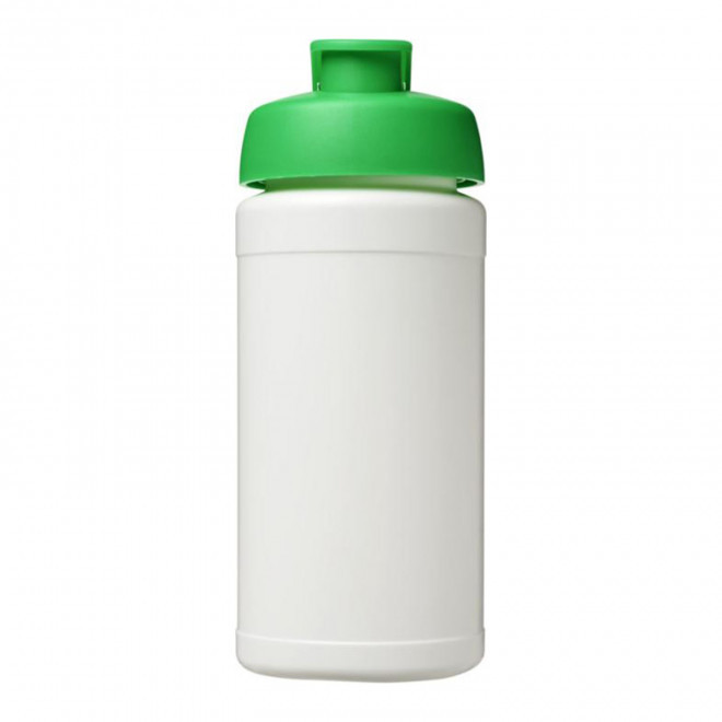 GOURDE SPORT PERSONNALISABLE 500ML 'ULTRARISE' - blanc/vert