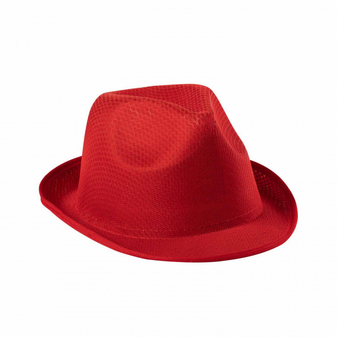 CHAPEAU SANS BANDEAU PERSONNALISABLE 'BRAZ' - rouge