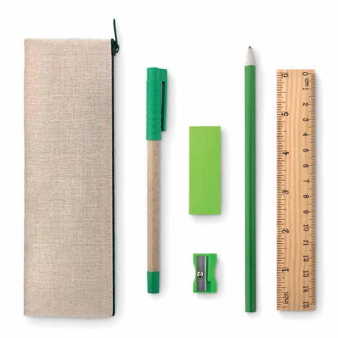 KIT DE BUREAU PERONNALISE AVEC TROUSSE 'COTOKIT' - naturel