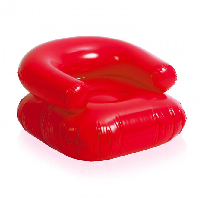 FAUTEUIL PERSONNALISABLE GONFLABLE 'NOJA' - rouge